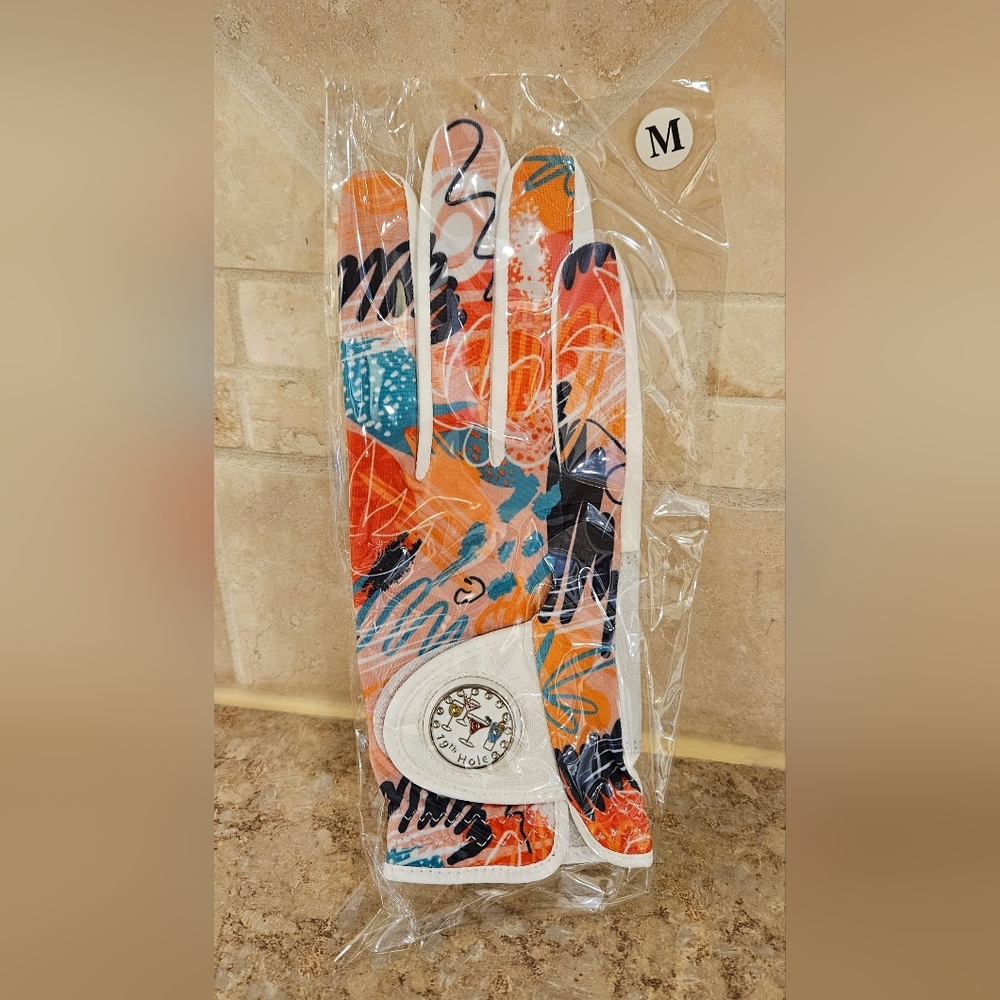 Finger Ten Women Golf Glove Cabretta Right-handed Medium Performance